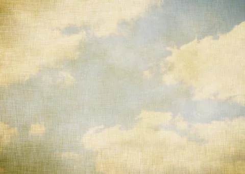 Vintage sky background, texture with the base of the sky. Illustration