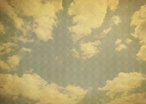 Vintage sky background, texture with the base of the sky. Illustration