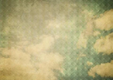 Vintage sky background, texture with the base of the sky. Stock Photos