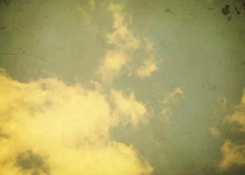 Vintage sky background, texture with the base of the sky. Stock Photos