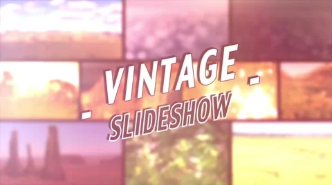 Vintage Slideshow - After Effects Template Stock After Effects