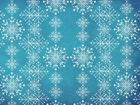 Vintage snowflakes イラスト素材