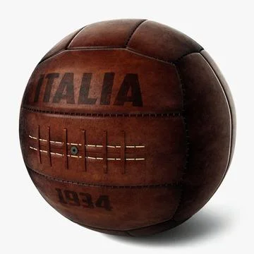 Vintage Soccer Ball Italy 1934 3D Model