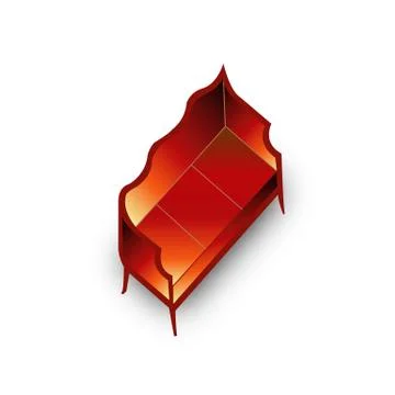  vintage sofa Stock Illustration