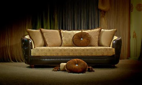 Vintage sofa Stock Photos