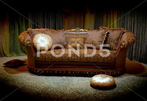 Vintage sofa Stock Photos