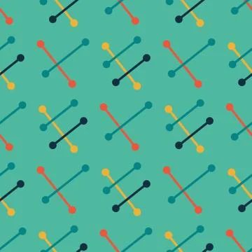 Vintage space adventure seamless pattern Illustrazione stock