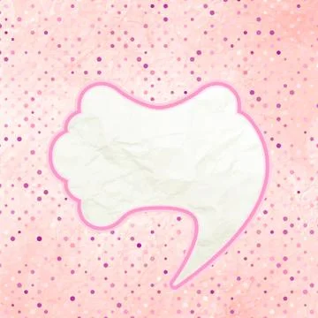 Vintage speech bubble design. EPS 8 Illustrazione stock