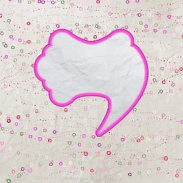 Vintage speech bubble design. EPS 8 イラスト素材