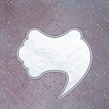 Vintage speech bubble design. EPS 8 스톡 일러스트