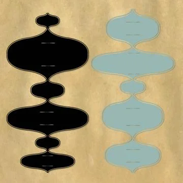 Vintage speech bubbles set Stock-Illustration