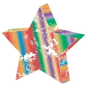 Vintage star Stock Illustration