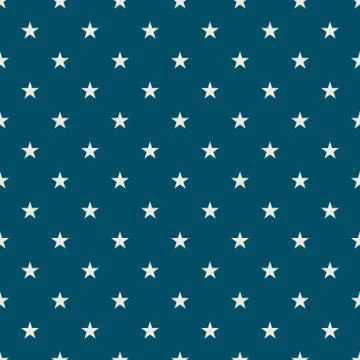 Vintage star seamless pattern vector background.Blue,white. 스톡 일러스트