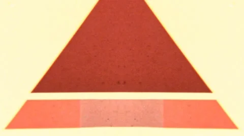 Vintage Static Geometric Forms Title Plate x4 Video stock 11398369