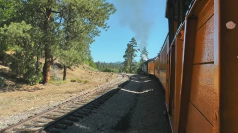 Vintage steam train Stock Footage 7760604