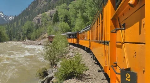 Vintage steam train Stock Footage 7761378