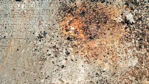 Vintage Stone Texture. Retro Pattern. Shabby Rock Surface. A Crack in the s.. Stock-Fotos