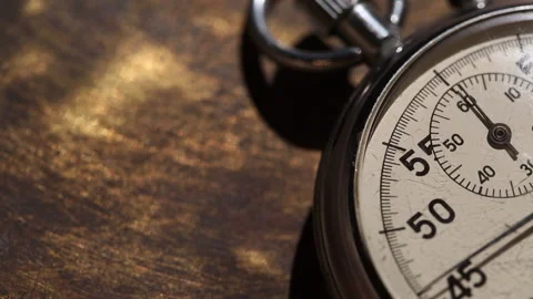 Vintage stopwatch background Video stock 165996516