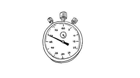 Stopwatch Drawing Stock Video Footage | Royalty Free Stopwatch Drawing ...