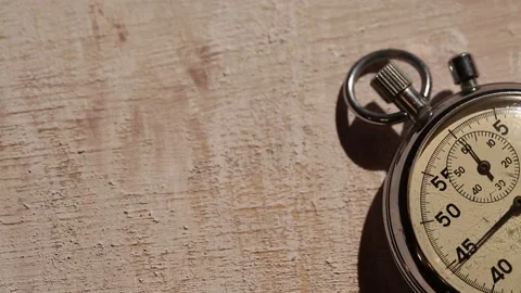 Vintage stopwatch Video stock 165996506