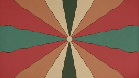 Vintage Striped Background, Retro Colors from the 1970s 1900s, 70s, 80s, 90s Stock-Footage 242511045