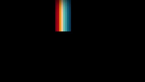 Vintage Striped Backgrounds, Loop Samples, Retro Colors from the 1970s 1980s, 70 Stock Footage 242511251