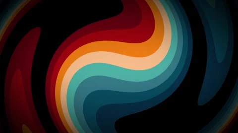 Vintage Striped Backgrounds, Loop Samples, Retro Colors from the 1970s 1980s, 70 Stock Footage 242511413