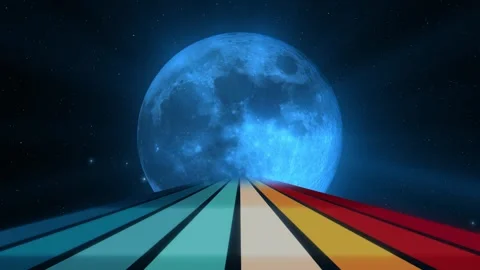 Vintage Striped Backgrounds, Loop Samples, Retro Colors from the 1970s 1980s, 70 Stock Footage 254882812