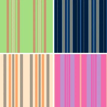 Vintage striped bundle designed for wedding stationery. Retro lines adds el.. Stock Illustration