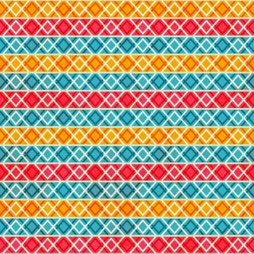 Vintage stripes seamless pattern Stock Illustration