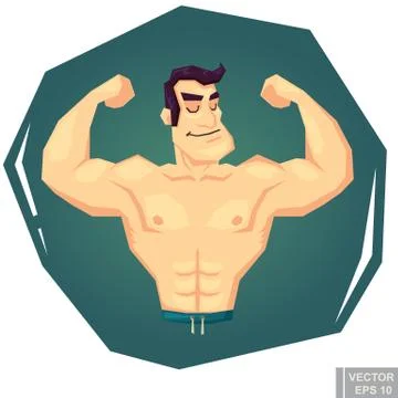 Human Body - Muscular Man stock illustration. Illustration of barbarian -  22770684