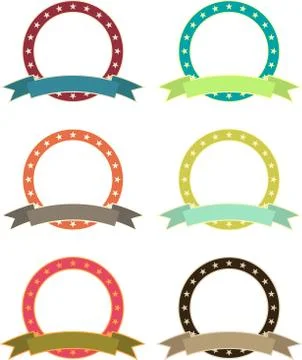 Vintage style badges Stock Illustration