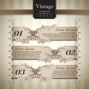 Vintage style bar graph Stock Illustration