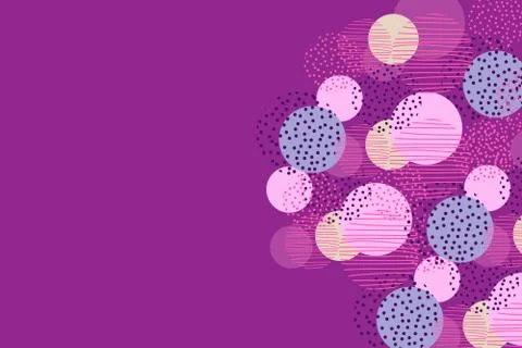 Vintage style circle geometry background. illustration surface design for pri Stock Illustration