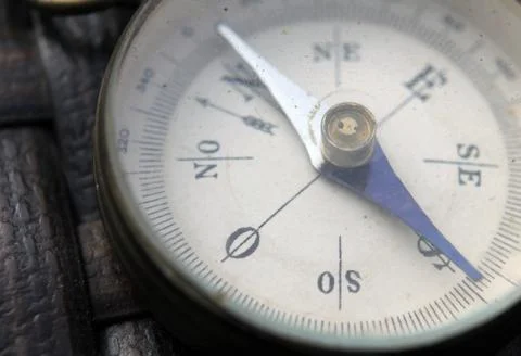 Vintage style compass Stock Photos