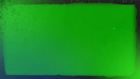 Vintage style green screen background with retro film grain texture Видео 345148883