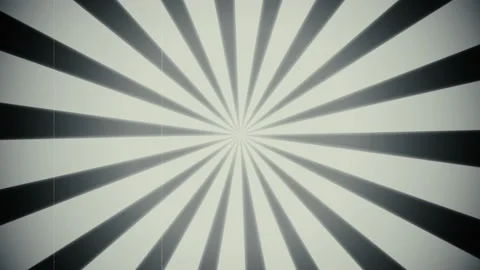 Vintage style, rotating black and white sunburst circle motion background. Stock Footage 202150683