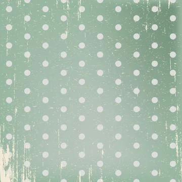 Vintage styled green background Stock Illustration