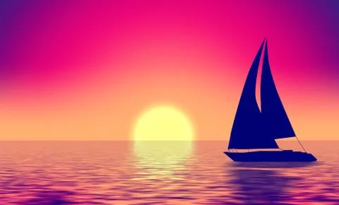 Vintage summer image Stock Illustration