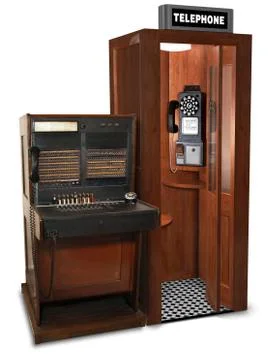 Vintage switchboard Stock Illustration