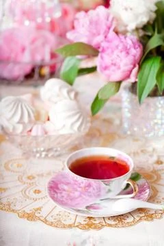 Vintage tea Stock Photos