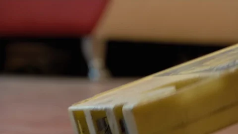 Vintage Technology 8 Track Tapes Stock Footage 108629062