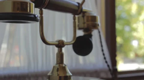Vintage telephone Video stock 23403161