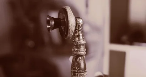 Vintage Telephone Stock Footage 125500633