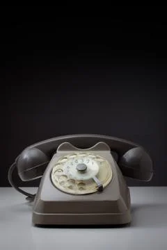 Vintage telephone Stock Photos