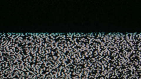 Vintage television background. Analog Static Noise texture Stock Footage 263820185