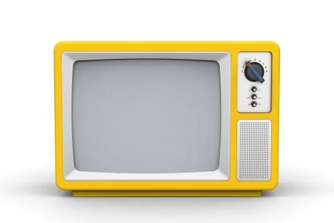Vintage television Stock Illustration