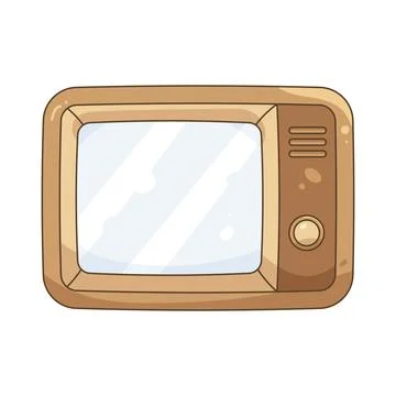 Vintage television Illustration