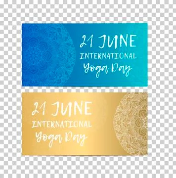 Vintage template design vector illustration of international yoga day Stock Illustration