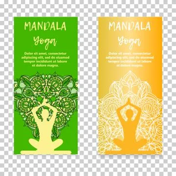 Vintage template design vector illustration of international yoga day Stock Illustration